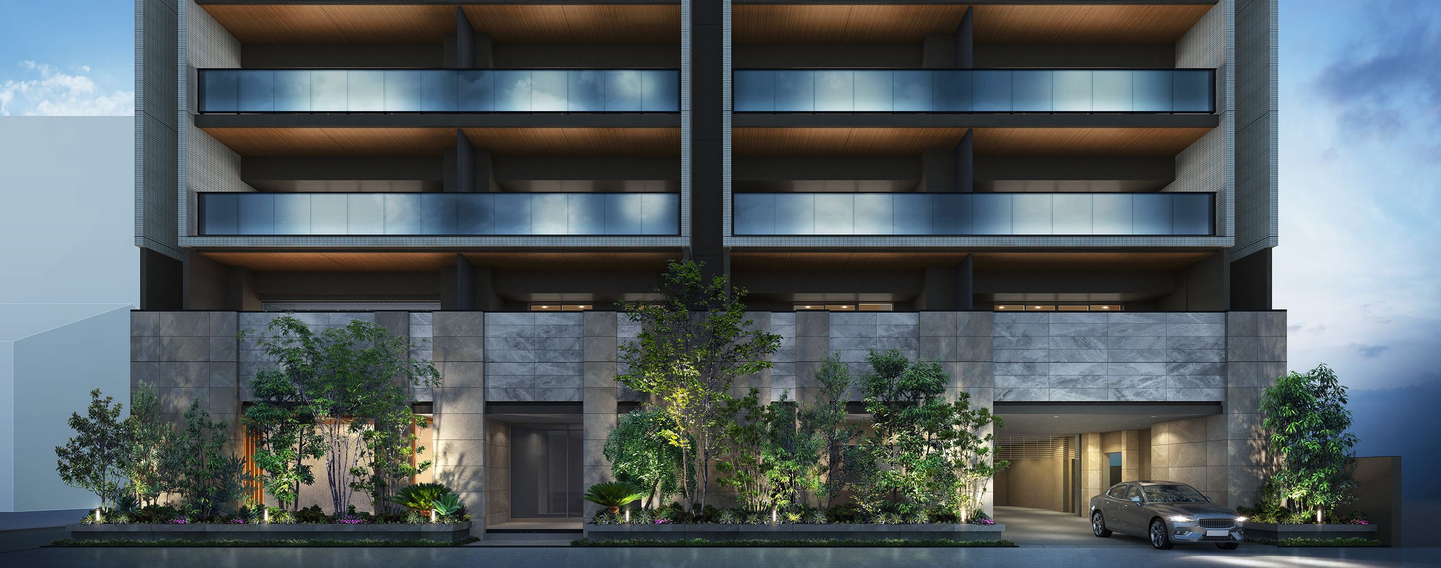 エントランスアプローチ完成予想CG