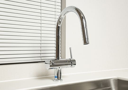 浄水器一体型混合水栓