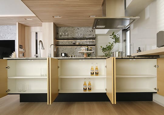 キッチン背面収納