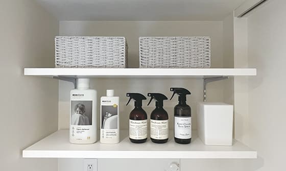 洗濯パン上収納